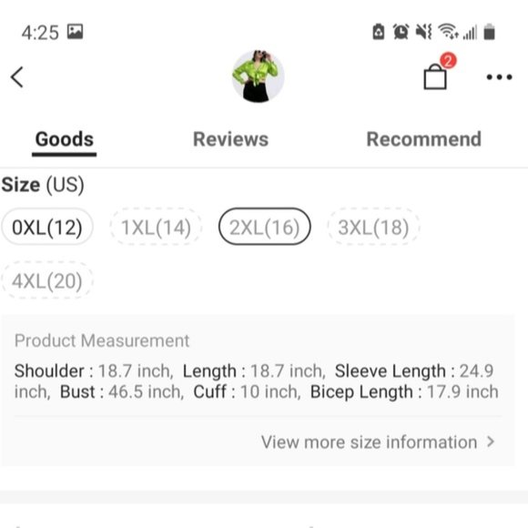 SHEIN 2XL Lime Green Long Sleeve Tie Front Top - Picture 9 of 12